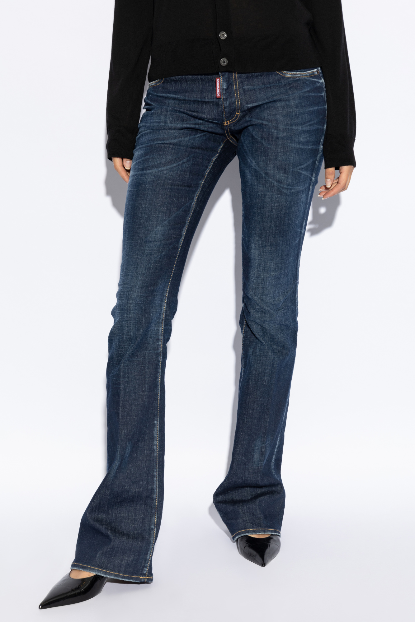Navy blue Jeans Flare Dsquared2 - Vitkac AS